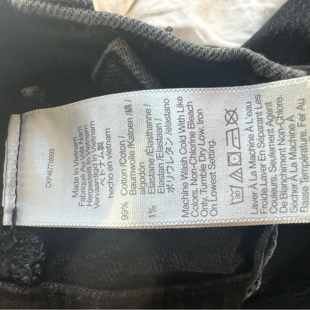 Madewell the mid rise perfect vintage Jean in black - Picture 6 of 7
